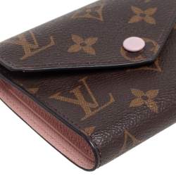 مملوكة مسبقًا Louis Vuitton Rose Ballerine Monogram Canvas Victorine Wallet