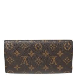 Pre Owned Louis Vuitton Blue Monogram Canvas Josephine Wallet