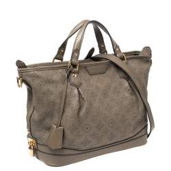 مملوكة مسبقًا حقيبة لوي فيتون ستيلار جلد ماهينا رصاصي كبيرة