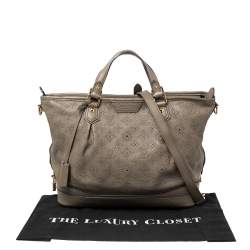 مملوكة مسبقًا حقيبة لوي فيتون ستيلار جلد ماهينا رصاصي كبيرة