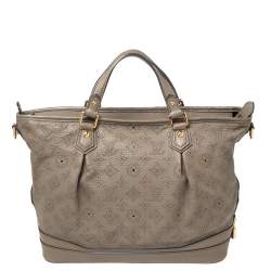 مملوكة مسبقًا حقيبة لوي فيتون ستيلار جلد ماهينا رصاصي كبيرة