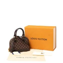 Pre Owned Louis Vuitton Damier Ebene Canvas And Leather Alma BB Bag