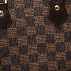 Pre Owned Louis Vuitton Damier Ebene Canvas And Leather Alma BB Bag