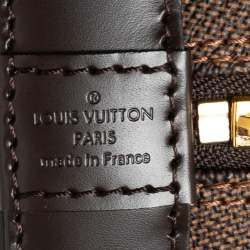 Pre Owned Louis Vuitton Damier Ebene Canvas And Leather Alma BB Bag