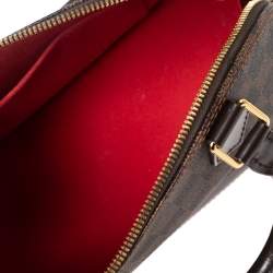 Pre Owned Louis Vuitton Damier Ebene Canvas And Leather Alma BB Bag