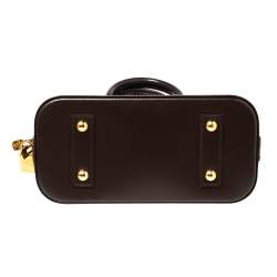 Pre Owned Louis Vuitton Damier Ebene Canvas And Leather Alma BB Bag