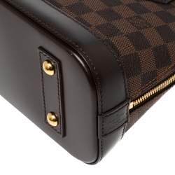 Pre Owned Louis Vuitton Damier Ebene Canvas And Leather Alma BB Bag