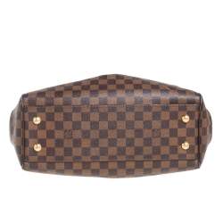 Pre Owned حقيبة لوي فيتون تريفي كانفاس دامييه إيبين وجلد متوسطة