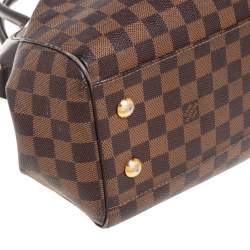 Pre Owned حقيبة لوي فيتون تريفي كانفاس دامييه إيبين وجلد متوسطة