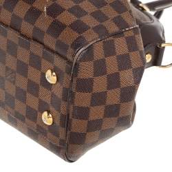 Pre Owned حقيبة لوي فيتون تريفي كانفاس دامييه إيبين وجلد متوسطة