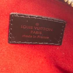 Pre Owned حقيبة لوي فيتون تريفي كانفاس دامييه إيبين وجلد متوسطة