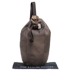 Pre Owned Louis Vuitton Damier Geant Matelot GM Terre Bucket Bag