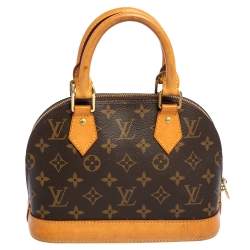 Pre Owned حقيبة لوي فيتون ألما كانفاس مونوغرامي BB