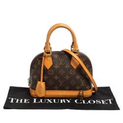 Pre Owned حقيبة لوي فيتون ألما كانفاس مونوغرامي BB