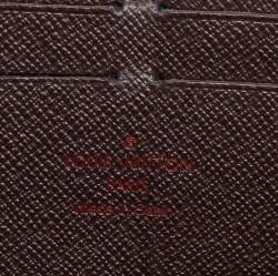 Pre Owned محفظة لوي فيتون زيبي كانفاس دامييه إيببين