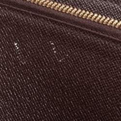 Pre Owned محفظة لوي فيتون زيبي كانفاس دامييه إيببين