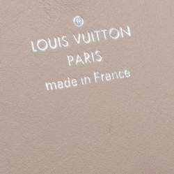 Pre Owned محفظة لوي فيتون جلد ماهينا بيسكويت مضغوطة