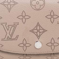 Pre Owned محفظة لوي فيتون جلد ماهينا بيسكويت مضغوطة