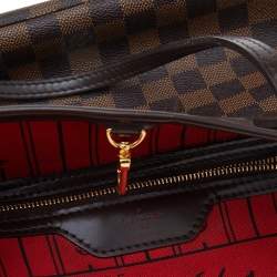 Louis Vuitton Damier Ebene Canvas Neverfull PM Bag