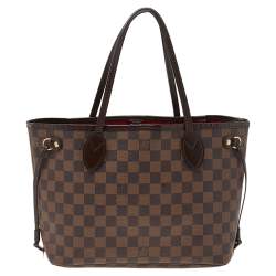 Louis Vuitton Damier Ebene Canvas Neverfull PM Bag