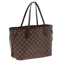 Louis Vuitton Damier Ebene Canvas Neverfull PM Bag