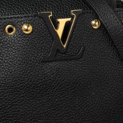 Louis Vuitton Black Taurillon Leather Capucines PM Bag