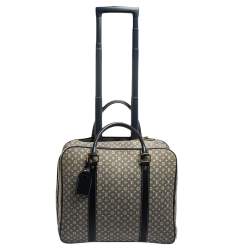 Pre Owned Louis Vuitton Encre Monogram Idylle Canvas Epopee Rolling Luggage