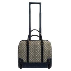 Pre Owned Louis Vuitton Encre Monogram Idylle Canvas Epopee Rolling Luggage