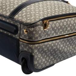 Pre Owned Louis Vuitton Encre Monogram Idylle Canvas Epopee Rolling Luggage