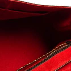 Pre Owned Louis Vuitton Damier Ebene Canvas Bergamo MM Bag