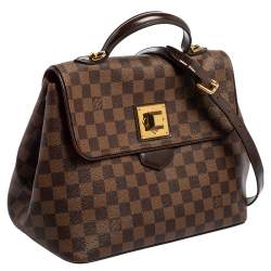 Pre Owned Louis Vuitton Damier Ebene Canvas Bergamo MM Bag