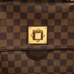 Pre Owned Louis Vuitton Damier Ebene Canvas Bergamo MM Bag