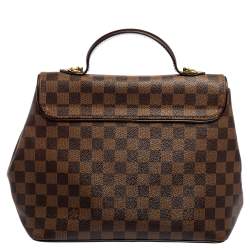 Pre Owned Louis Vuitton Damier Ebene Canvas Bergamo MM Bag