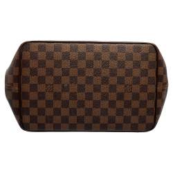 Pre Owned Louis Vuitton Damier Ebene Canvas Bergamo MM Bag