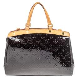 Louis Vuitton Amarante Monogram Vernis Brea MM Bag