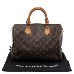 Pre Owned حقيبة لوي فيتون سبيدي كانفاس مونوغرامي 30