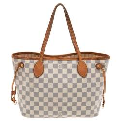 Louis Vuitton Damier Azur Canvas Neverfull PM Bag
