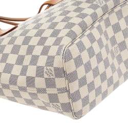 Louis Vuitton Damier Azur Canvas Neverfull PM Bag