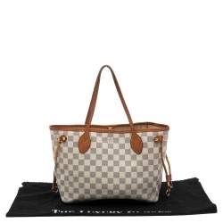 Louis Vuitton Damier Azur Canvas Neverfull PM Bag