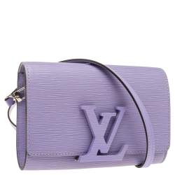 Pre Owned Louis Vuitton Lilac Epi Leather Louise PM Bag