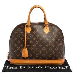 Pre Owned Louis Vuitton Monogram Canvas Alma MM Bag