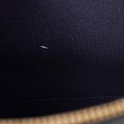 Pre Owned Louis Vuitton Blue Nuit Monogram Vernis Alma GM Bag