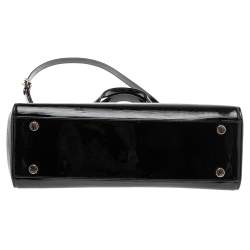 Pre Owned حقيبة لوي فيتون بريا جلد إيبي أليكتريك أسود GM