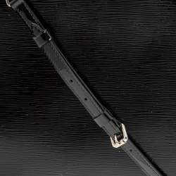 Pre Owned حقيبة لوي فيتون بريا جلد إيبي أليكتريك أسود GM