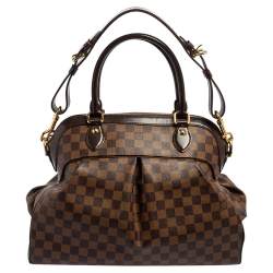 Pre Owned Louis Vuitton Damier Ebene Canvas Trevi GM Bag