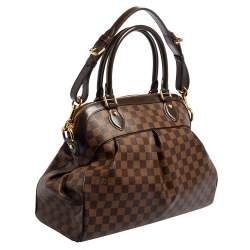 Pre Owned Louis Vuitton Damier Ebene Canvas Trevi GM Bag