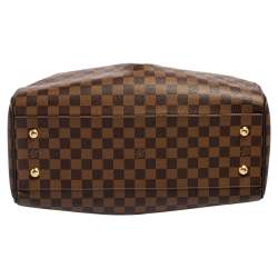 Pre Owned Louis Vuitton Damier Ebene Canvas Trevi GM Bag