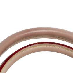 Pre Owned Louis Vuitton White Suhali Leather Le Fabuleux Bag