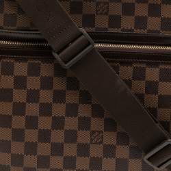 Pre Owned Louis Vuitton Damier Ebene Canvas and Leather Sabana Laptop Bag