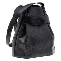 Pre Owned Louis Vuitton Black Epi Leather Sac D'Epaule Bag